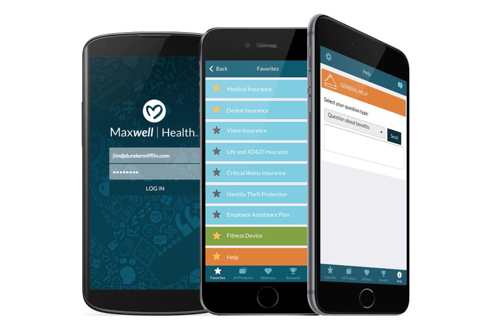 screenshot of Maxwell Health